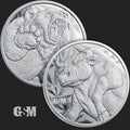 1 oz Bull & Bear Silver Round