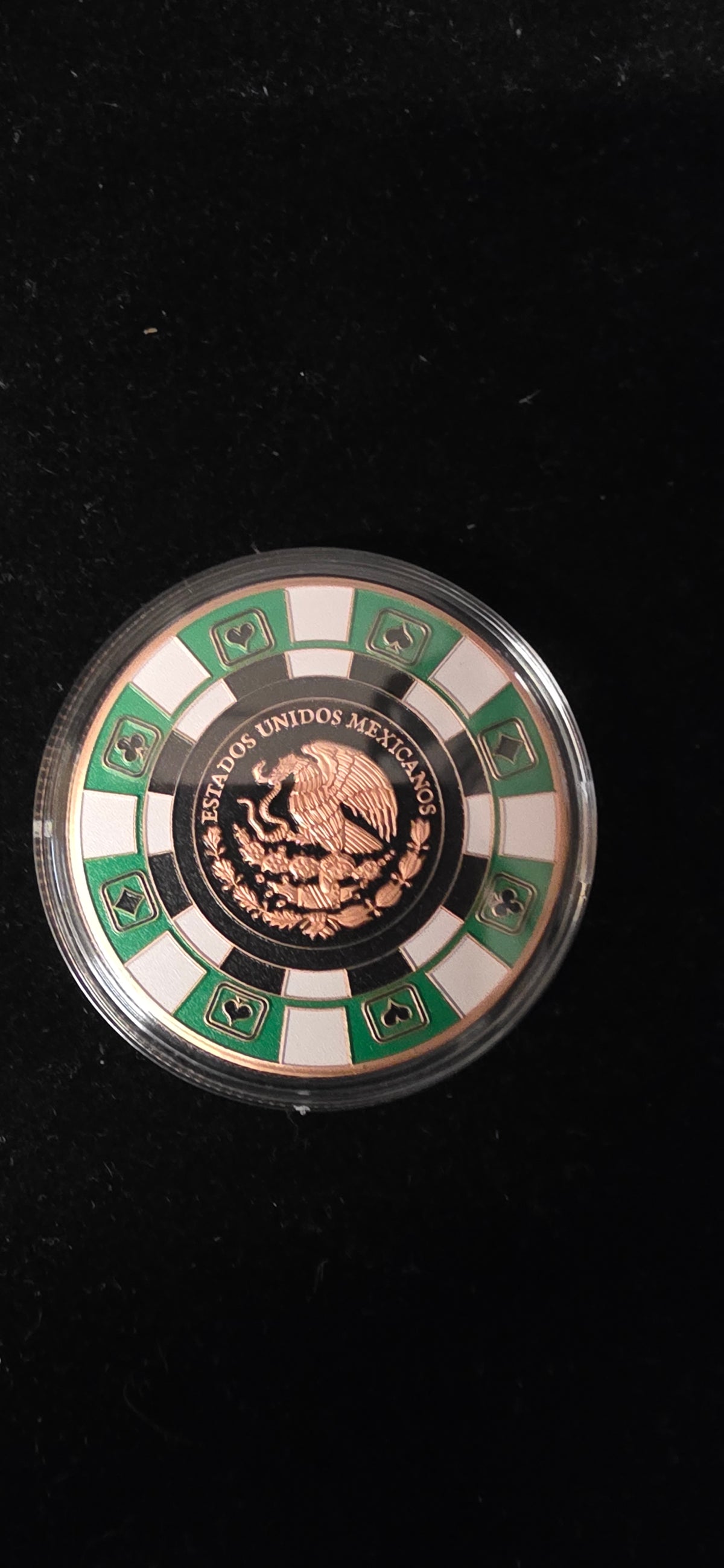 Green Poker chip