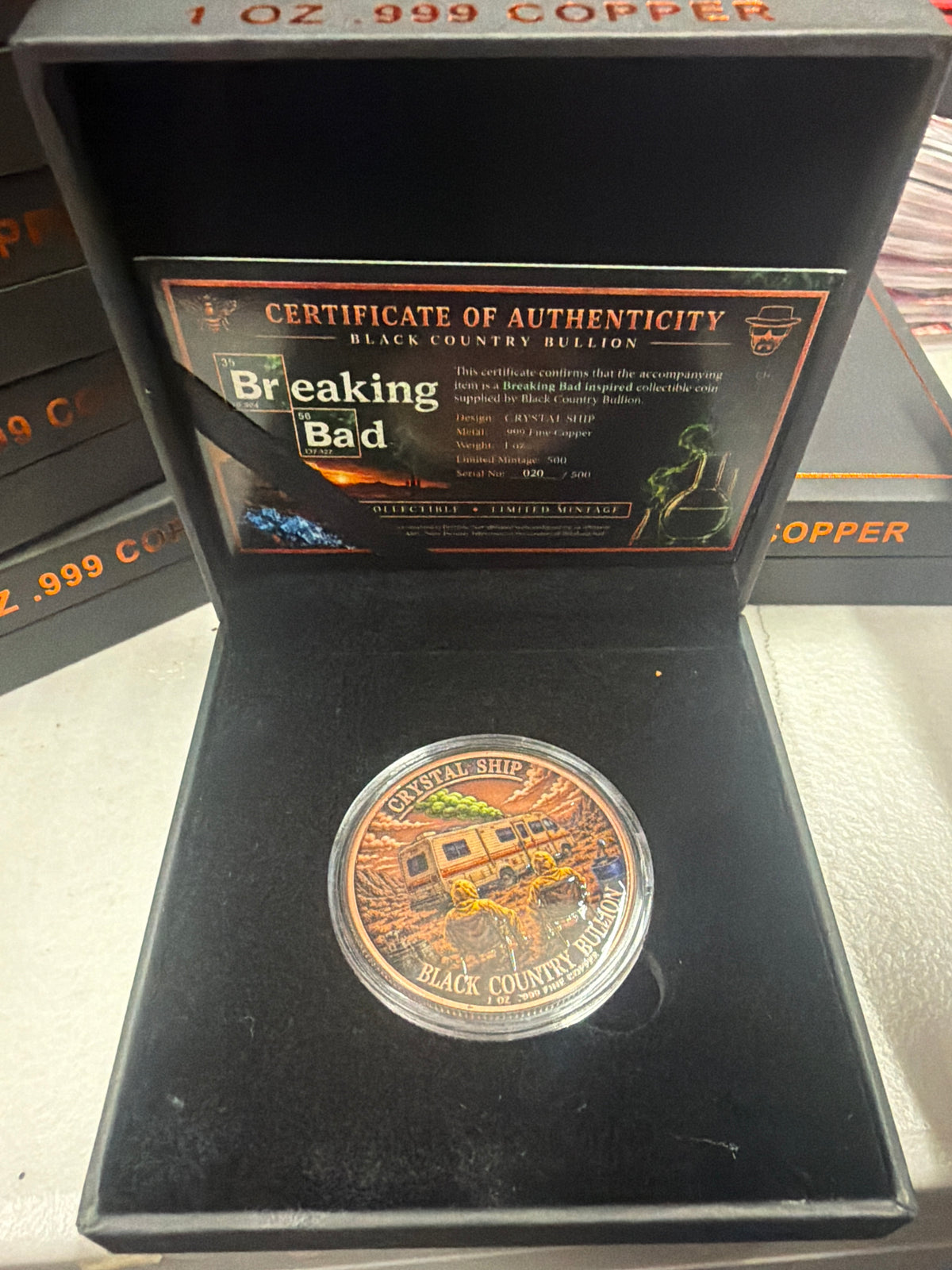 Copper Breaking Bad "Crystal ship"