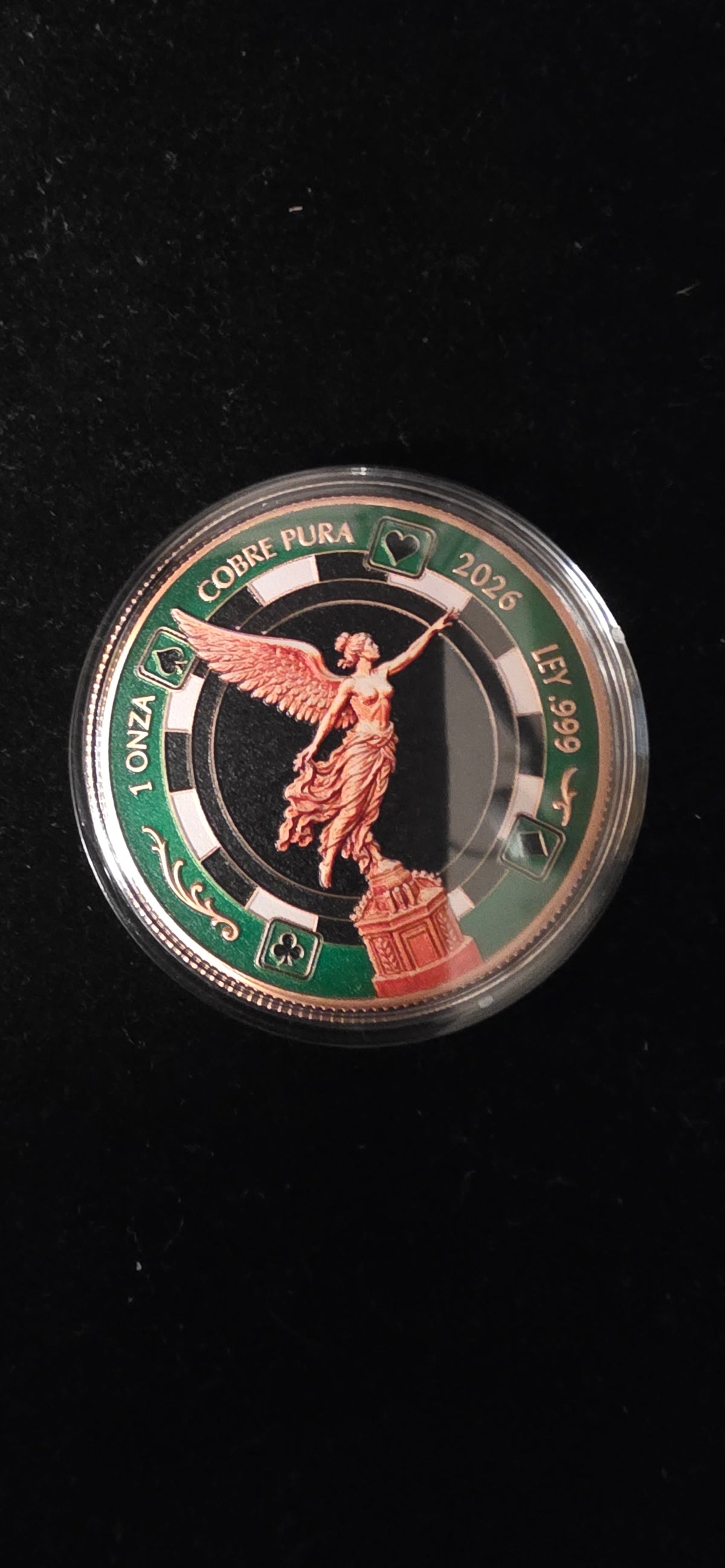 Green Poker chip