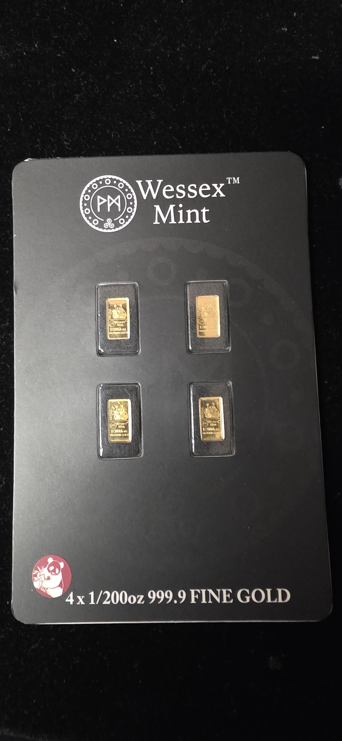 4 x 1/200 Pandas Wessex Mint