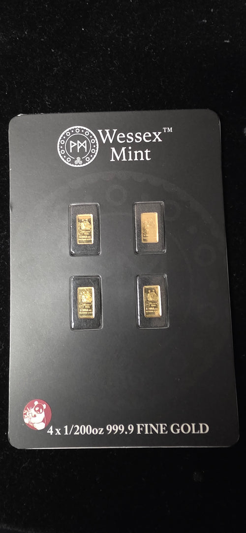 4 x 1/200 Pandas Wessex Mint