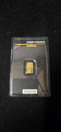 Gold Bar Argor-Heraeus 1 g Gold