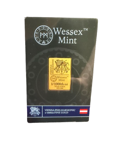 1/1000th Gold Wessex Mint “Vienna philharmonic” (24k Gold)