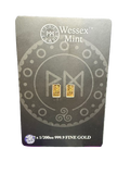 2x 1/200th Gold Wessex Mint “George & the Dragon” Bars (24k Gold)