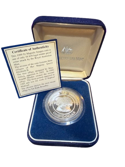1999 “Majestic Images” 1oz Silver Coin (Australia)