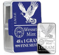 48 x 1g Wessex Mint “Eagle” Silver Bars (.999 Fine Silver)