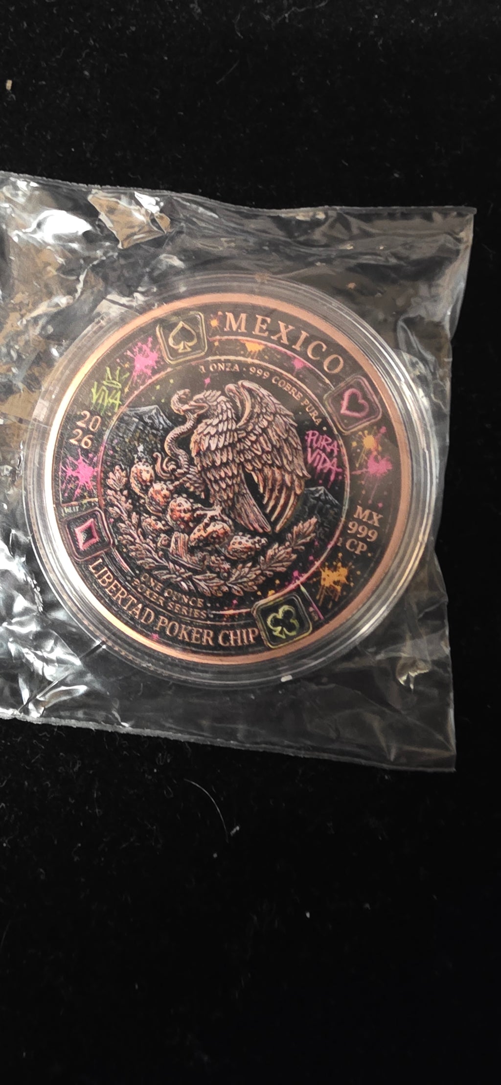 Libertad Poker chip