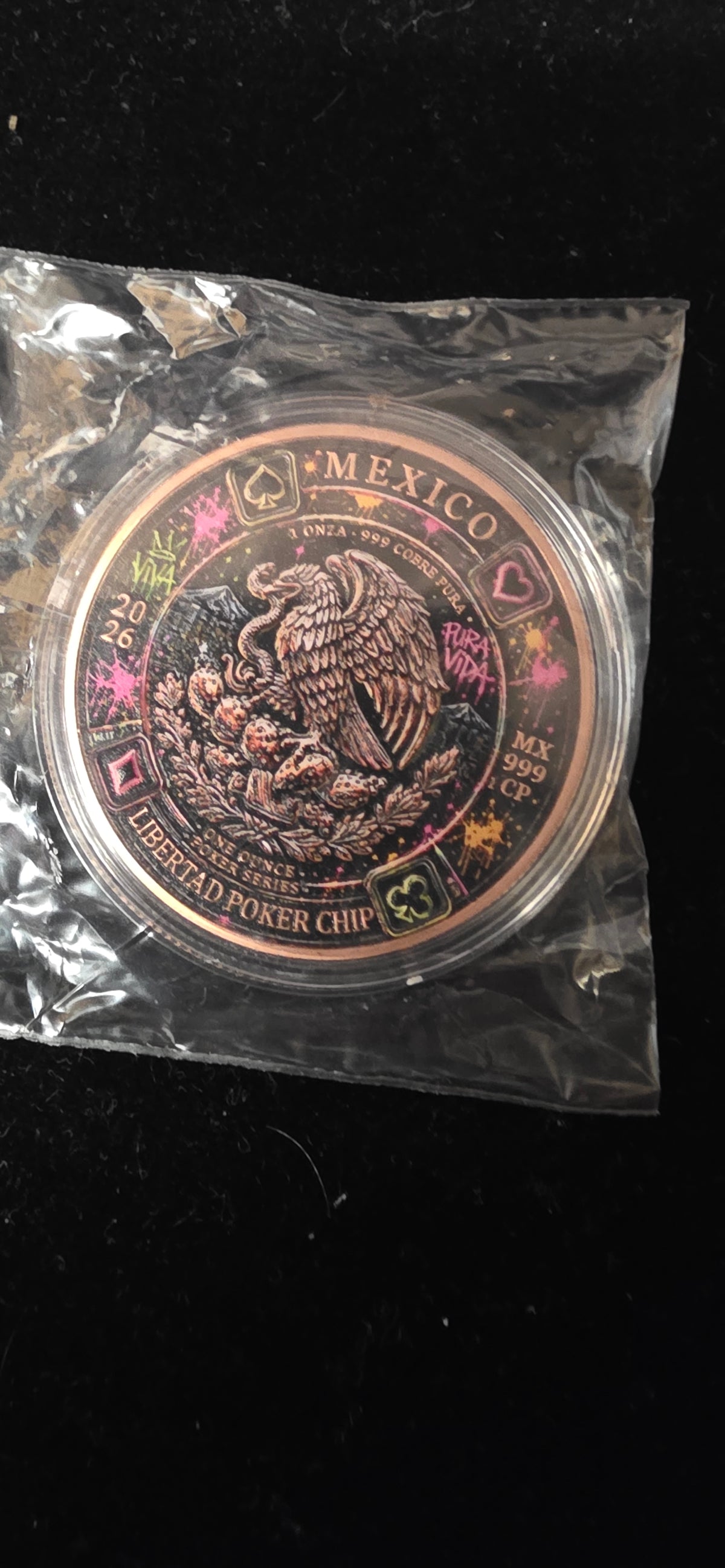 Libertad Poker chip