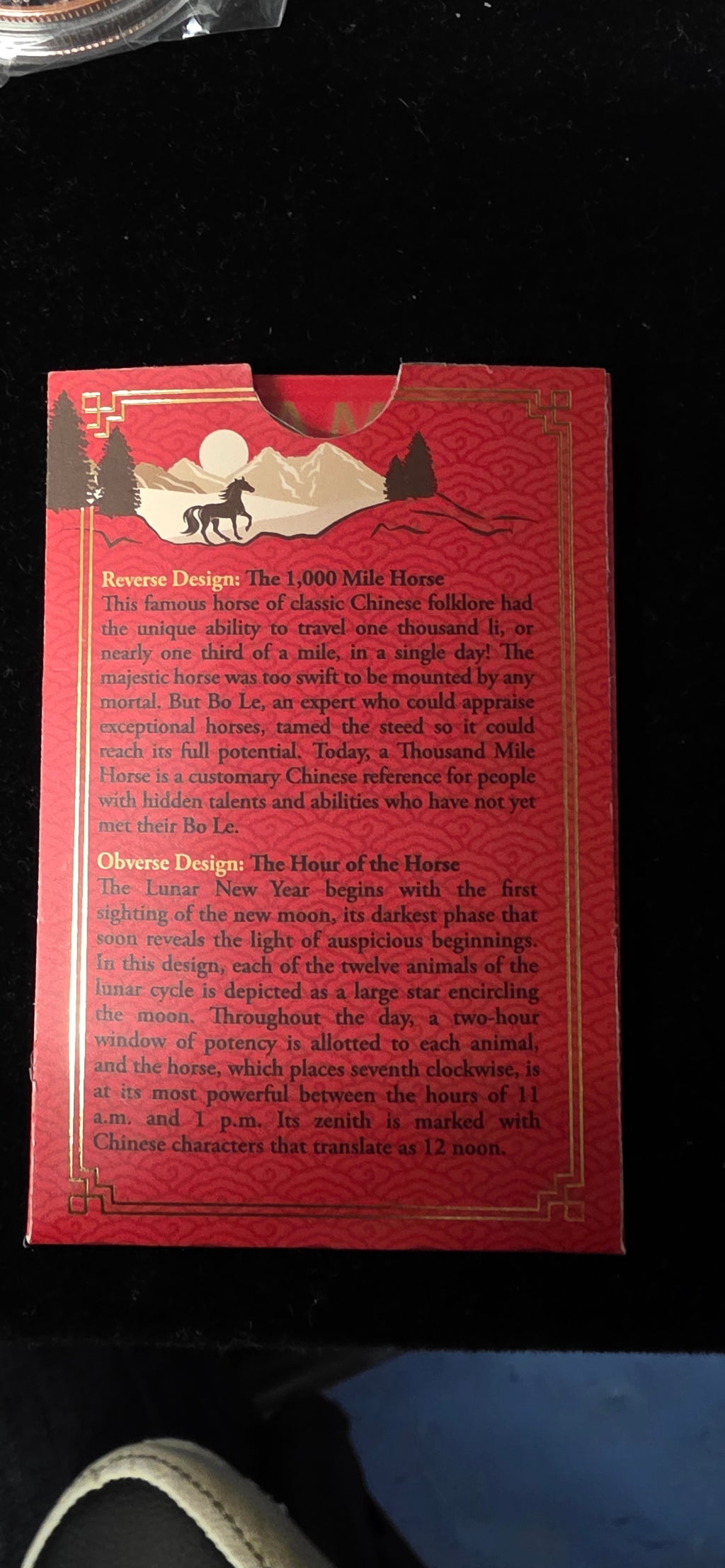 Year of the horse Bar