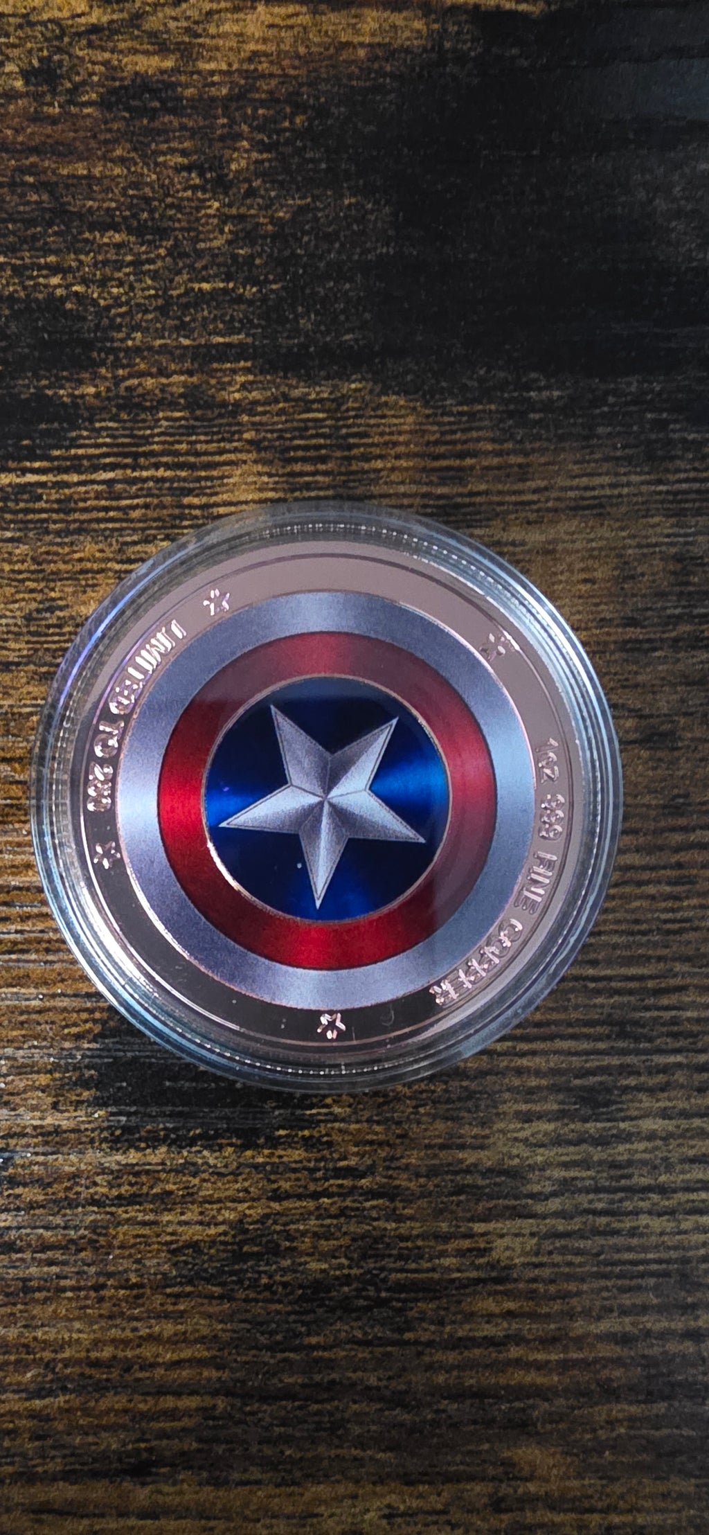 Copper Captain America Shield
