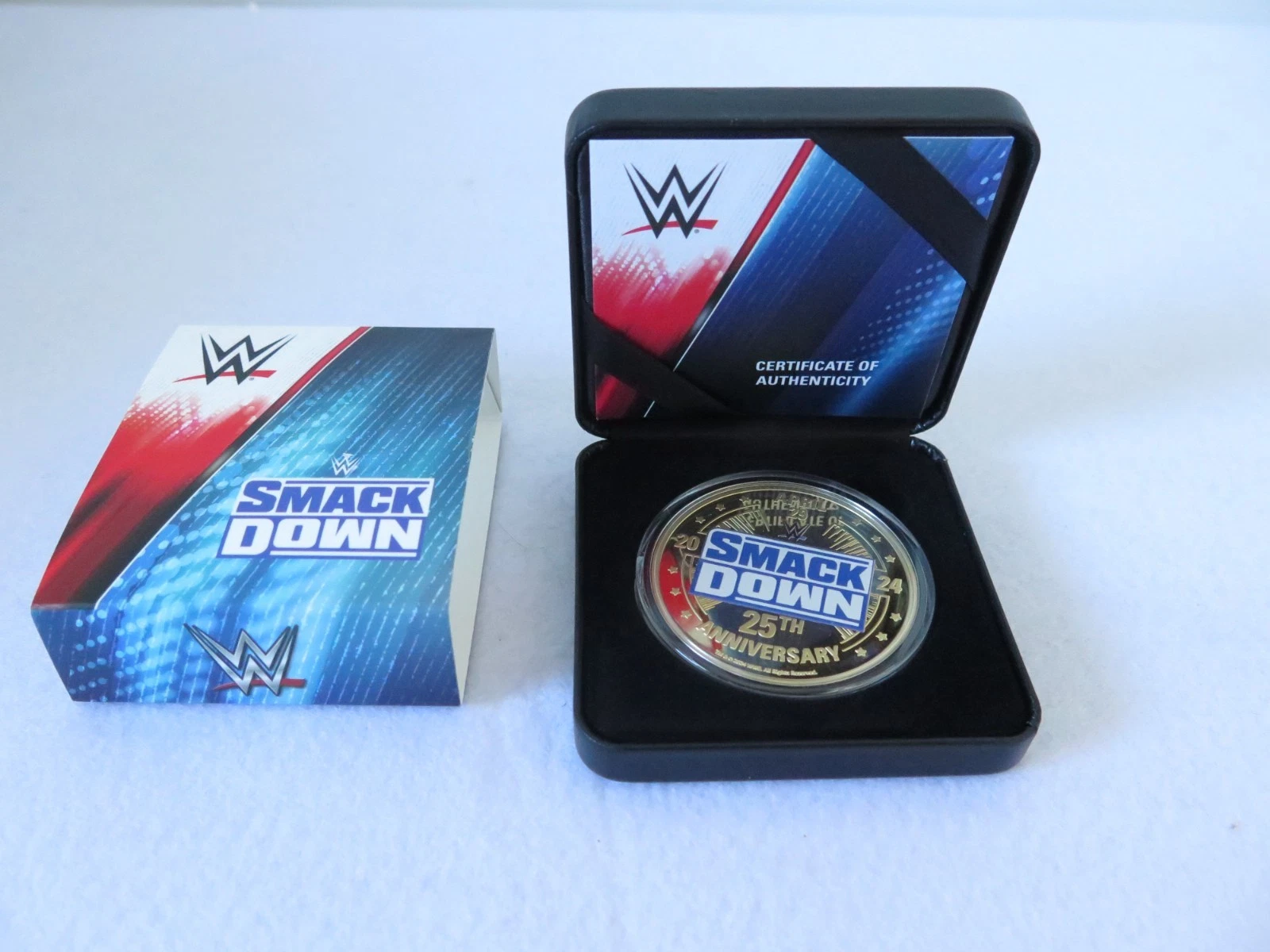 WWE Smack Down 2024 - 24 Carat Gold Plated Commemorative Coin