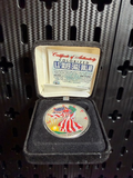 1 ounce silver colourised liberty and eagle 999