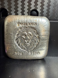 50g Silver England Lion Cast bar