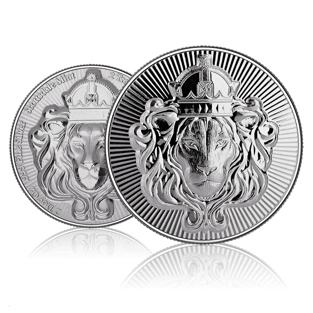 2 Ounce Scottsdale Stacker Silver Round | .999 Fine Silver