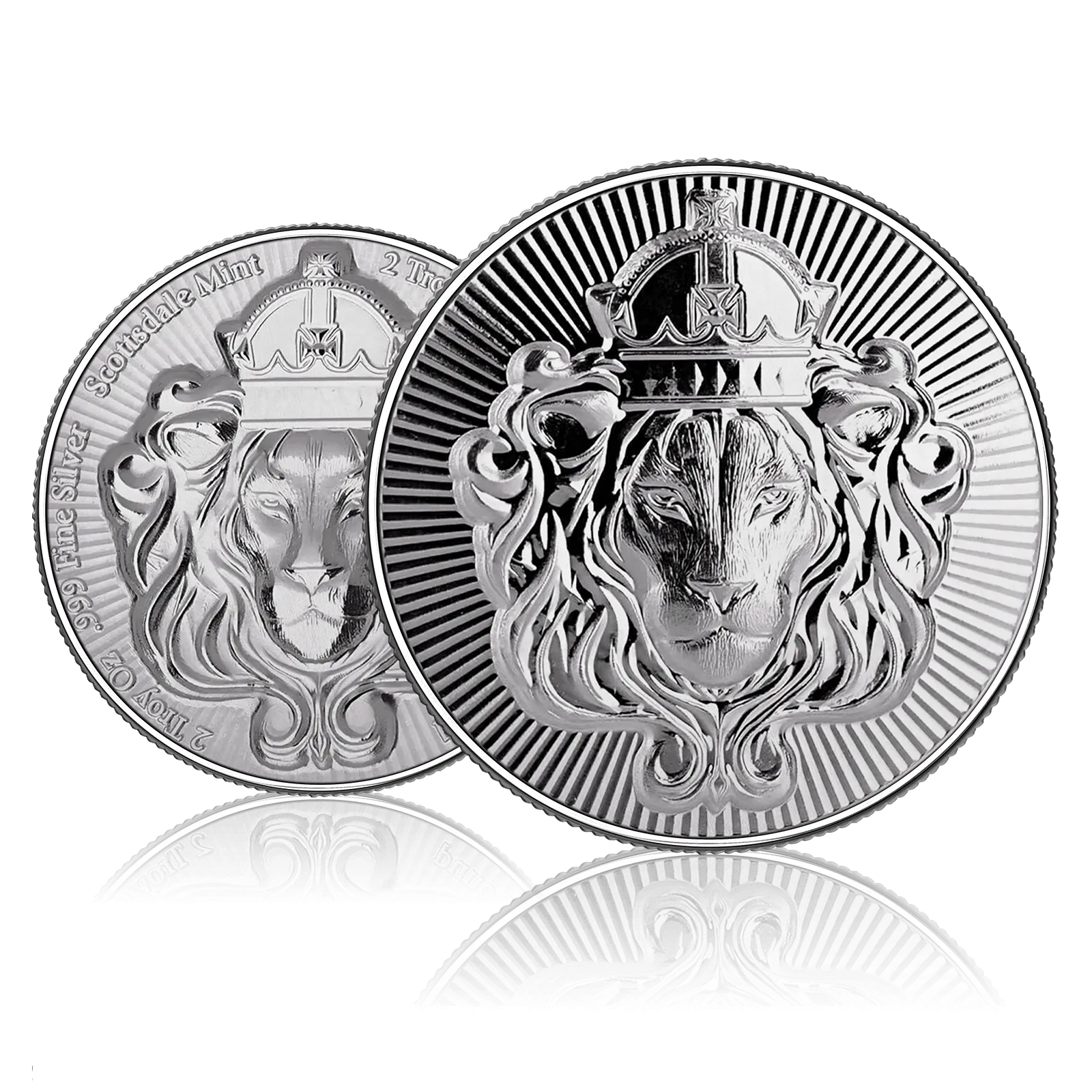 2 Ounce Scottsdale Stacker Silver Round | .999 Fine Silver